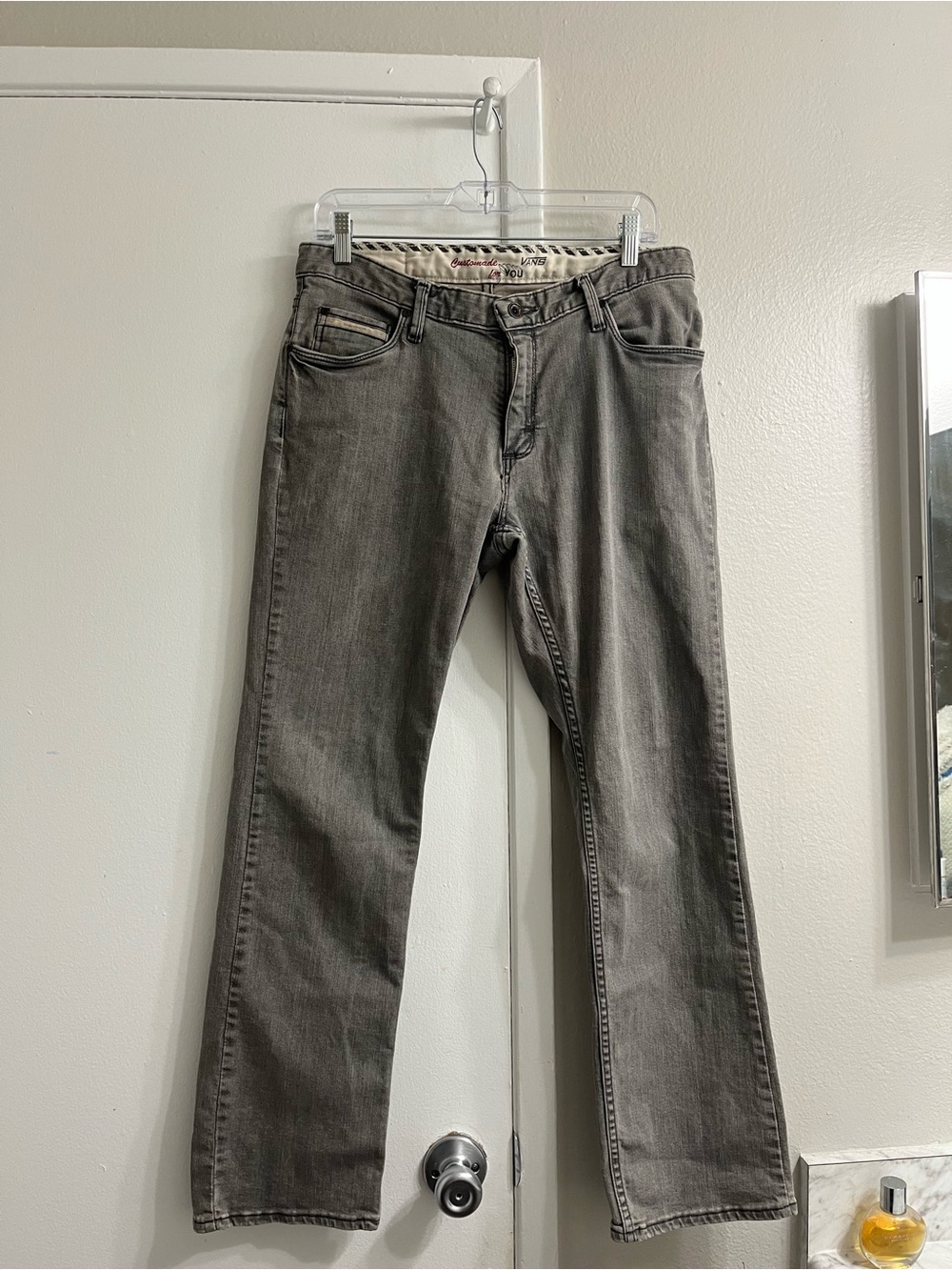 Vans Men's Gray Straight Jeans
